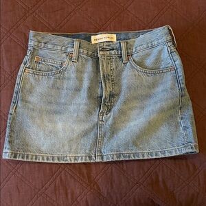 Denim Forum Light Blue Mini Skirt